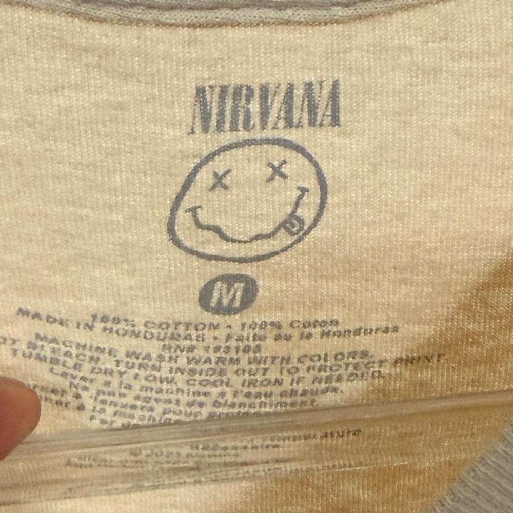 Nirvana Smiley Face Light Tan - Picture 3 of 4